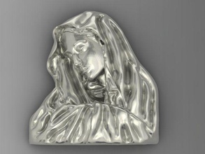 pe3ndent st maria or argent 3d impression bijoux pendentifs 3d print model - Mito3D