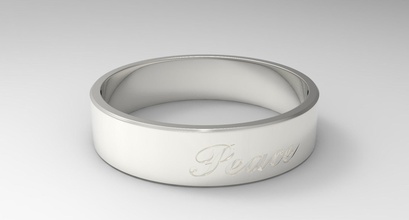 barış yüzük gümüş zarif moda tasarım lüks yalıtılmış mücevher takı sterlin parmak yazdırılabilir kutsal sandeep3d 3d print model - Mito3D