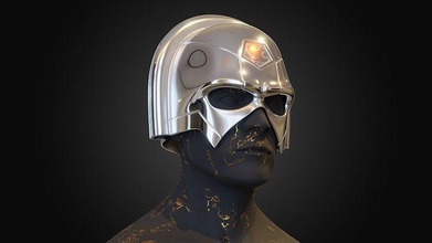 peacemaker helmet dc design art plastic steel suicide squad batman superman red hood hobby diy 3d print model - Mito3D