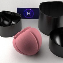 pêssego banho bombear mofo faça beleza spa feito mão â passatempo ferramentas 3d print model - Mito3D