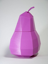 poire cercueil maison la lowpoly vase decore art cuisine à manger 3d print model - Mito3D