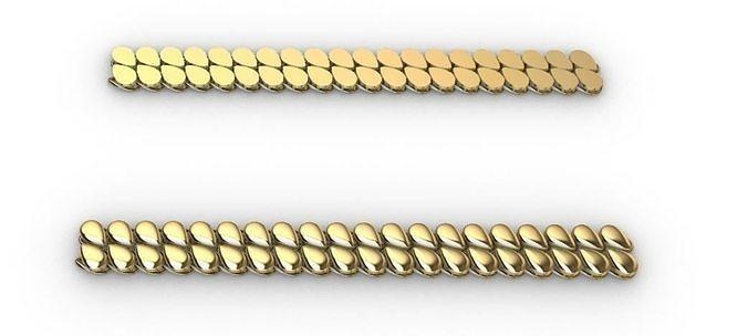 Pera catena collegamento gioielleria cubano oro argento sterlina braccialetto collana braccialetti miami cubanlink baguette gioiello monacocatena chocker gemma diamante squillare 3d print model - Mito3D