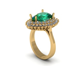 poire anneau bijoux de l'anneau le diamant bijoutier-joaillier joyau or les anneaux la 3d print model - Mito3D