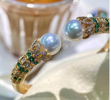 perla oro diamante braccialetto gioielleria argento stampabile opale acquamarina pietra preziosa gioiello gemma bengle fbx stl obj dxf 3dm 3ds zaffiro rubino granato Smeraldo braccialetti 3d print model - Mito3D