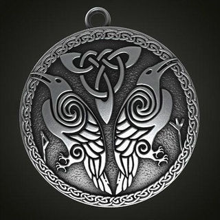 pedant odin jewelry pendants silver printable art pendant scandinavian 3d print model - Mito3D