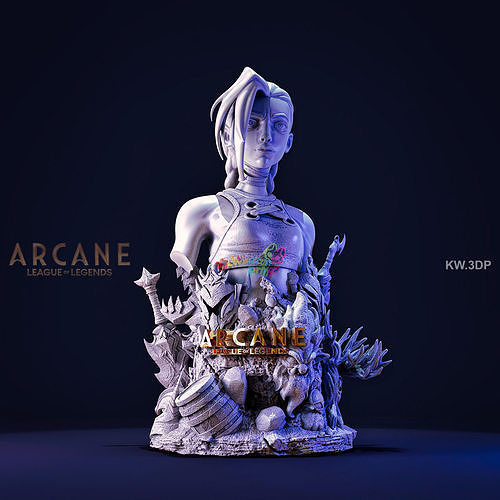 pedestal arcano moverse gafe juego liga héroe escultura mujer magia arte esculturas 3D print model - Mito3D