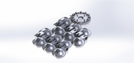 pelton água roda renovável energia turbina gerador alternativo passatempo faça mecânico partes 3d print model - Mito3D