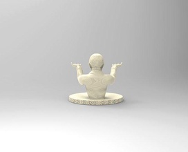 stift halter unterstützung statue skulptur figur stifthalter desktop bb hobby diy hand werkzeuge 3d print model - Mito3D