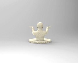 caneta suporte estátua escultura estatueta porta canetas bb passatempo faça mão ferramentas 3d print model - Mito3D