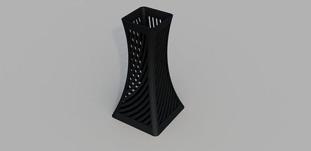 dolma kalem kulp destek vazo 06 sanat ev ofis şık ayakta durmak sıra dekor 3d print model - Mito3D