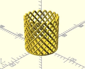 bolígrafo estante soporte decoración hogar diseño resumen arte estacionarios matemático 3d print model - Mito3D