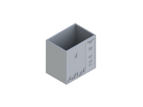 Bleistift Fall Mantel 3D Drucker Box solide Modell Hobby DIY 3d print model - Mito3D