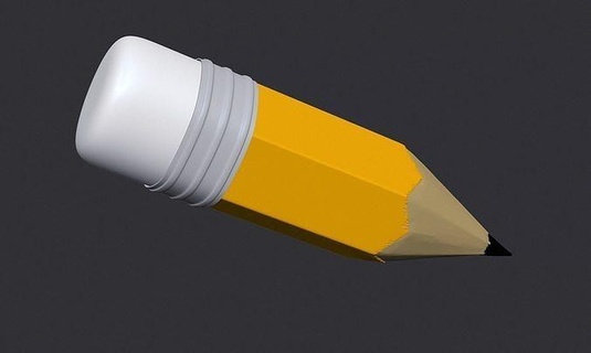 lápis toon desenho animado caneta escritório escola escrevendo desenhando arte fornecem escrivaninha suporte oficial estilizado pré brinquedo miniatura pobre jogos brinquedos 3d print model - Mito3D
