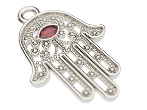 pend 0002 bijoux pendentif le prototypage imprimable or hamsa religion religiou objet pendentifs 3d print model - Mito3D