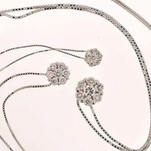 pendant jewelry diamond wedding precious gold ladies engagement fashion silver pendants 3d print model - Mito3D