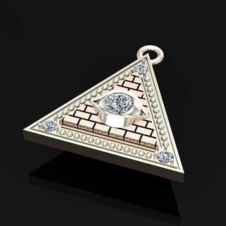 pendant business illustration design modern art jewelry pendants 3d print model - Mito3D