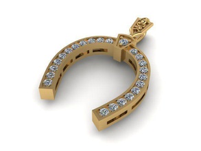 kolye takı altın mücevher gem taş 3d print model - Mito3D