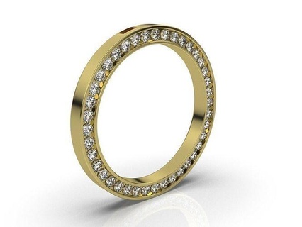 pendentif bijoux or pendentifs imprimable bague engagement anneaux bijou mode diamant argent mariage gemme platine Collier 3d print model - Mito3D