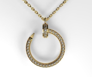 pendant 3d jewelry printable model jewellry gold silver dimond gem pendants 3d print model - Mito3D