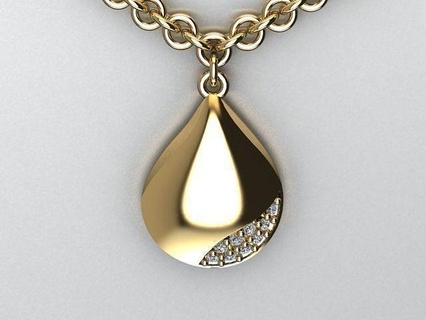 pendant jewelry gold printable silver diamond jewellery jewel jewelery pendants 3djewelry 3dpendant pendantjewelry jewelrypendant diamondpendant diamondjewelry 3d 3dmodel 3d print model - Mito3D