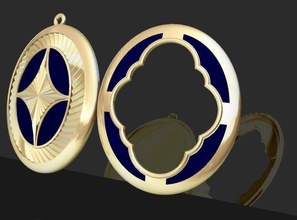 pendant jewelry photo jewellery wedding gold jewel nacklace silver pendants 3d print model - Mito3D