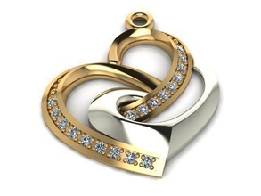 kolye takı altın mücevher gem 3d print model - Mito3D