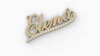 pendente oro design argento arte simbolo diamante squillare scultura stampabile gioielleria ciondoli 3d print model - Mito3D