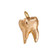 pendant jewelry gold jewel jewellery pendants tooth 3d print model - Mito3D