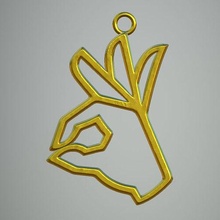 pendant keychain toy earring print keyring locket jewelry jewel printable fashion 3d print model - Mito3D