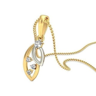 pendant - 006 solitaire gem precious brilliant luxury necklace pendants diamond jewelry wedding engagement jewellery jewel printable gold platinum silver delicate 3d print model - Mito3D