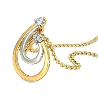 pendant - 007 solitaire gem precious brilliant luxury necklace sterling pendants diamond jewelry wedding jewellery jewel printable gold platinum silver delicate 3d print model - Mito3D