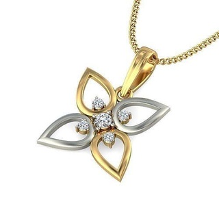 pendant - 014 solitaire gem precious brilliant luxury necklace pendants diamond jewelry wedding engagement jewellery jewel printable gold platinum silver delicate 3d print model - Mito3D