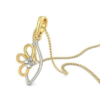 pendant - 043 solitaire gem precious brilliant luxury necklace sterling pendants diamond jewelry wedding jewellery jewel printable gold platinum silver delicate 3d print model - Mito3D