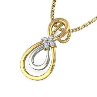pendant - 050 solitaire gem precious brilliant luxury necklace sterling pendants diamond jewelry wedding jewellery jewel printable gold platinum silver delicate 3d print model - Mito3D
