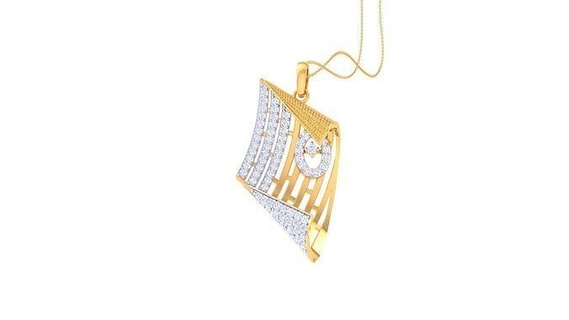pendant - 206 printable gem silver necklace wedding engagement jewel jewellery diamond gold jewelry pendants 3d print model - Mito3D