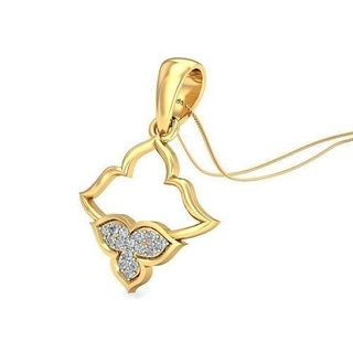 pendant - 3011 gold precious brilliant luxury pendants necklace diamond sterling jewelry wedding jewellery jewel printable solitaire platinum silver delicate 3d print model - Mito3D
