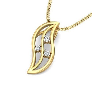 pendant - 356 gold precious brilliant luxury pendants necklace diamond sterling jewelry wedding jewellery jewel printable solitaire platinum silver delicate 3d print model - Mito3D
