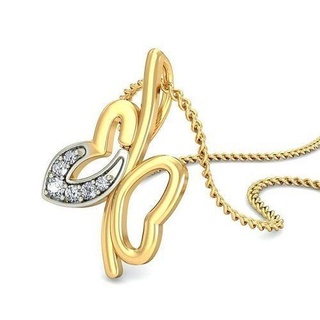 pendant - 366 gold precious brilliant luxury pendants necklace diamond sterling jewelry wedding jewellery jewel printable solitaire platinum silver delicate 3d print model - Mito3D