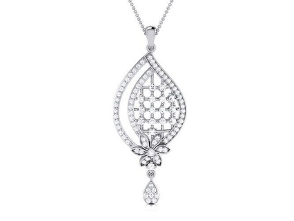 pendant - 6165 necklace jewellery jewel printable pendants gold silver platinum white jewelry wedding engagement brilliant diamond 3d print model - Mito3D