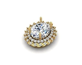 pendentif 0028 bijoux or diamant mode beauté gemme bague brillant panthère Collier argent éclairage blanc lumière lampe sterling pendentifs 3d print model - Mito3D