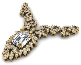 pingente 0036 joalheria ouro diamante jóias moda beleza gema anel brilhante pantera colar prata iluminação branco luz luminária esterlina pingentes 3d print model - Mito3D