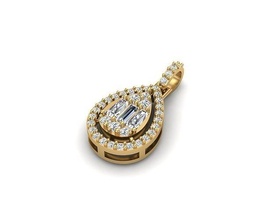 pendant 0059 jewelry gold diamond jewellery fashion beauty gem brilliant silver lighting white sterling pendants 3d print model - Mito3D