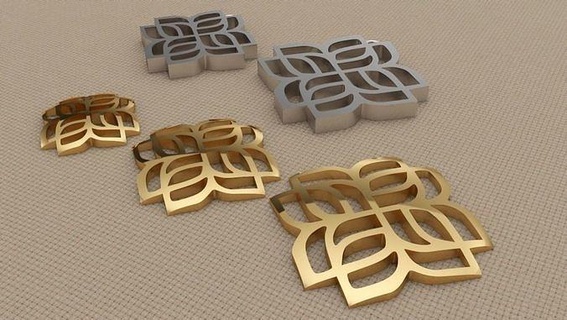 pendente 06 lusso gioielleria simbolo design arte moda argento stampabile sterlina ciondoli 3d print model - Mito3D