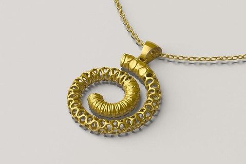 pendant 074 jewelry gold silver jewellery necklace fashion beauty brilliant printable jewel sterling 3dprint object pattern hanging 3dmodel art pendants 3d print model - Mito3D