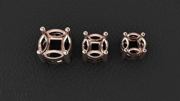 kolye 114 altın moda yüzük güzellik elmas düğün mücevher takı nişan yüzüğü evlilik platin yazdırılabilir gümüş kutlama 3d print model - Mito3D