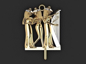pendant 150 gold fashion ring beauty diamond wedding jewel jewellery jewelry pendants 3d print model - Mito3D