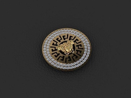 pingente 167 ouro moda anel beleza diamante Casamento jóia jóias joalheria pingentes 3d print model - Mito3D