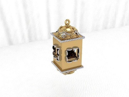 pendant 170 gold fashion ring beauty diamond wedding jewel jewellery jewelry pendants 3d print model - Mito3D