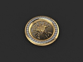 colgante pendiente 198 oro Moda anillo belleza diamante Boda joya joyería colgantes 3d print model - Mito3D