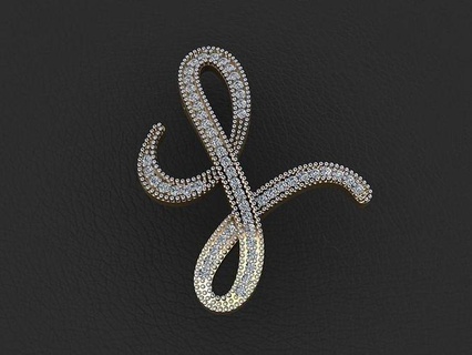 pendant 235 gold fashion ring beauty diamond wedding jewel jewellery jewelry pendants 3d print model - Mito3D